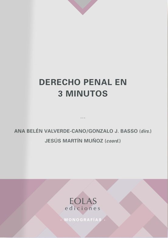 Imagen de portada del libro Derecho penal en 3 minutos