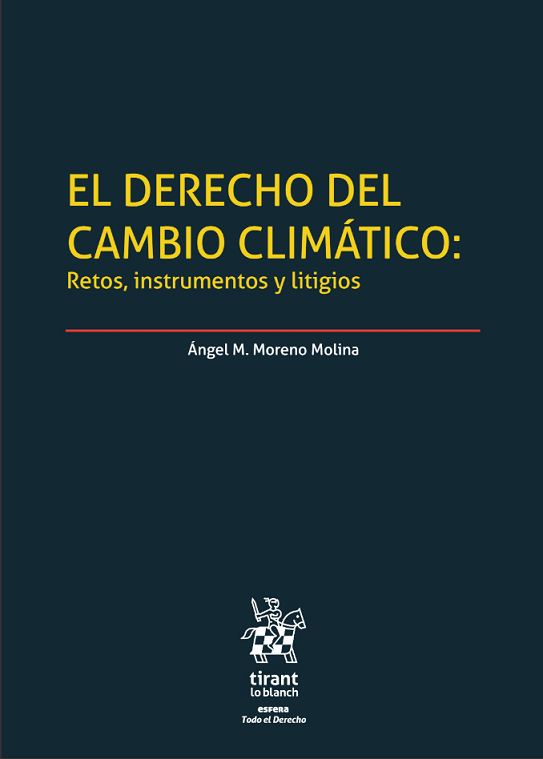 Imagen de portada del libro El derecho del cambio climático