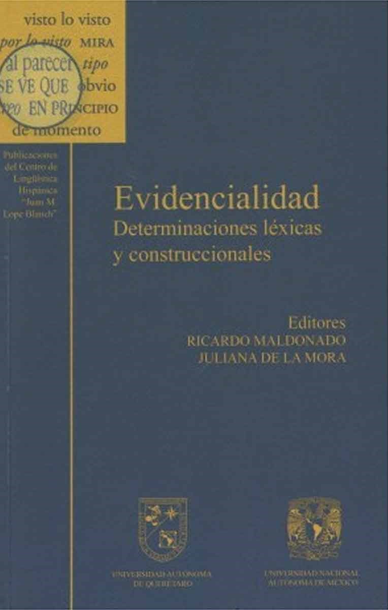 Imagen de portada del libro Evidencialidad