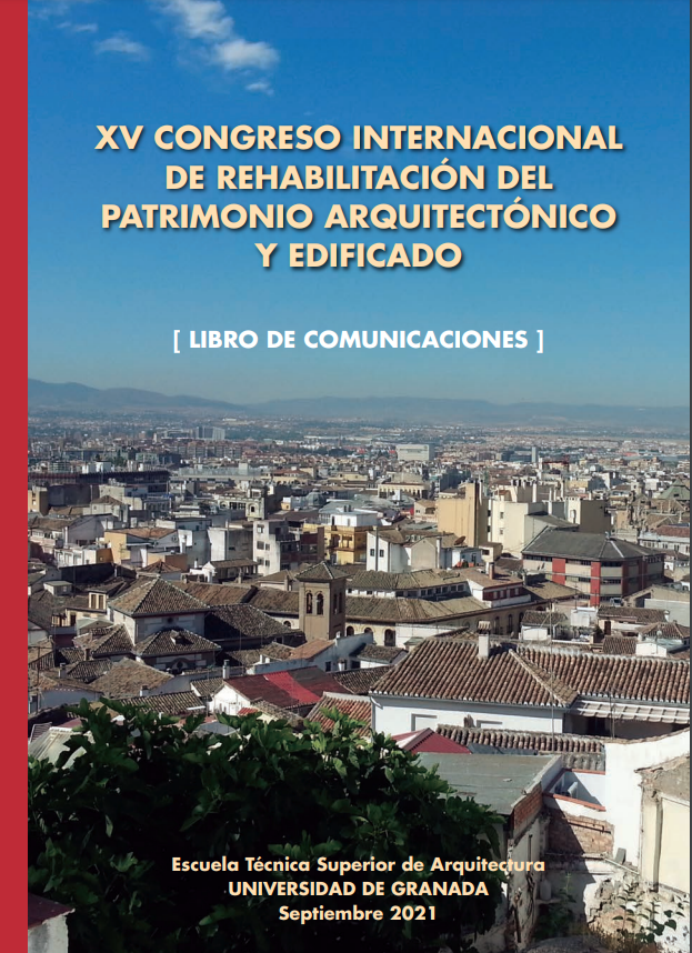 Imagen de portada del libro XV Congreso Internacional de Rehabilitación del Patrimonio Arquitectónico y Edificado: libro de comunicaciones