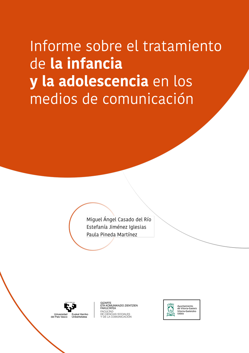 Imagen de portada del libro Informe sobre el tratamiento de la infancia y la adolescencia en los medios de comunicación