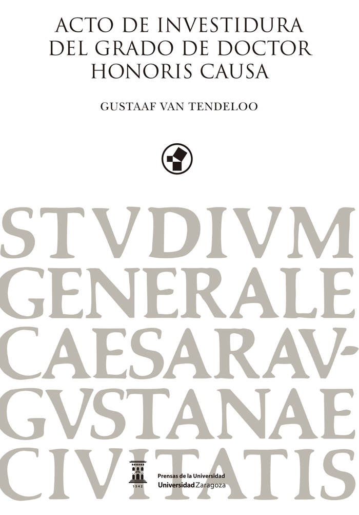 Imagen de portada del libro Acto de investidura del grado de Doctor Honoris Causa, Gustaaf Van Tendeloo