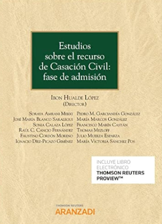 Imagen de portada del libro Estudios sobre el recurso de casación civil