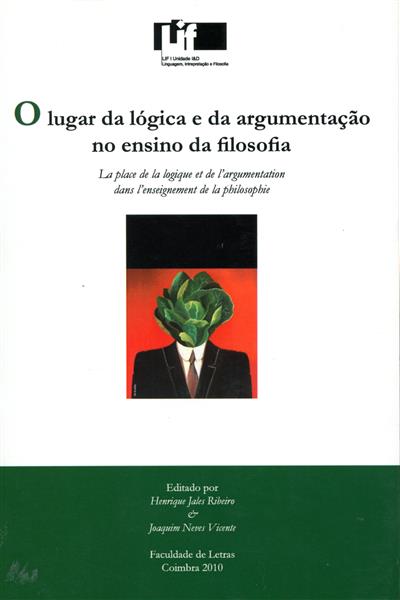 Imagen de portada del libro O lugar da lógica e da argumentação no ensino da filosofia