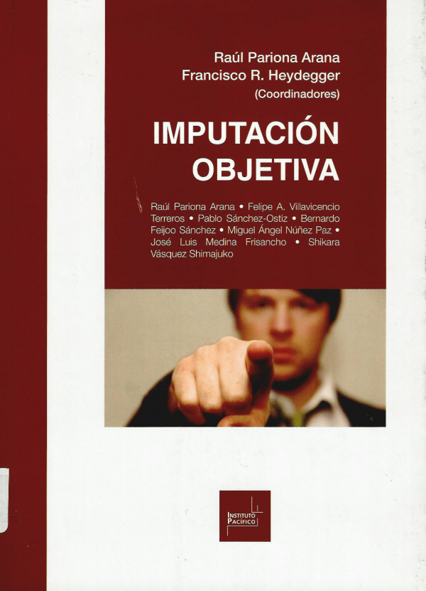 Imagen de portada del libro Imputación objetiva