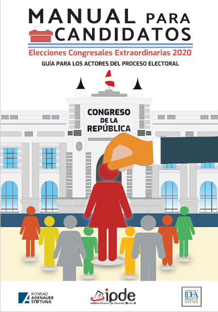 Imagen de portada del libro Manual para candidatos: Elecciones congresales extraordinarias 2020