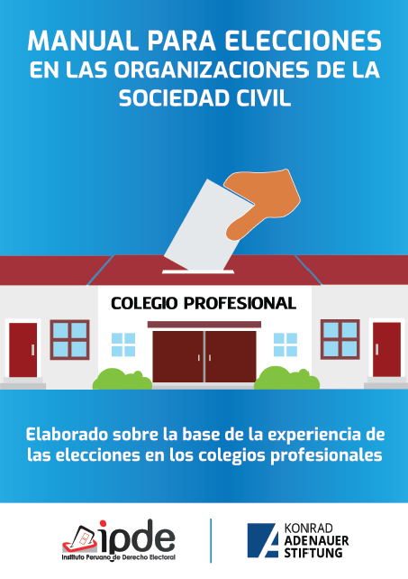 Imagen de portada del libro Manual para elecciones en las organizaciones de la sociedad civil