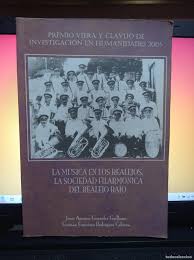 Imagen de portada del libro La música en Los Realejos, La Sociedad Filarmónica del Realejo Bajo