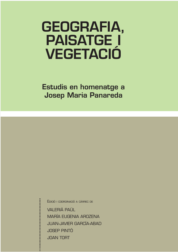 Imagen de portada del libro Geografia, paisatge i vegetació