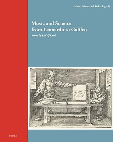 Imagen de portada del libro Music and science from Leonardo to Galileo