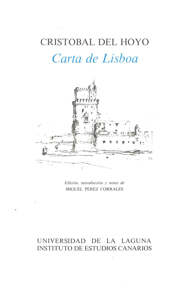 Imagen de portada del libro Carta de Lisboa