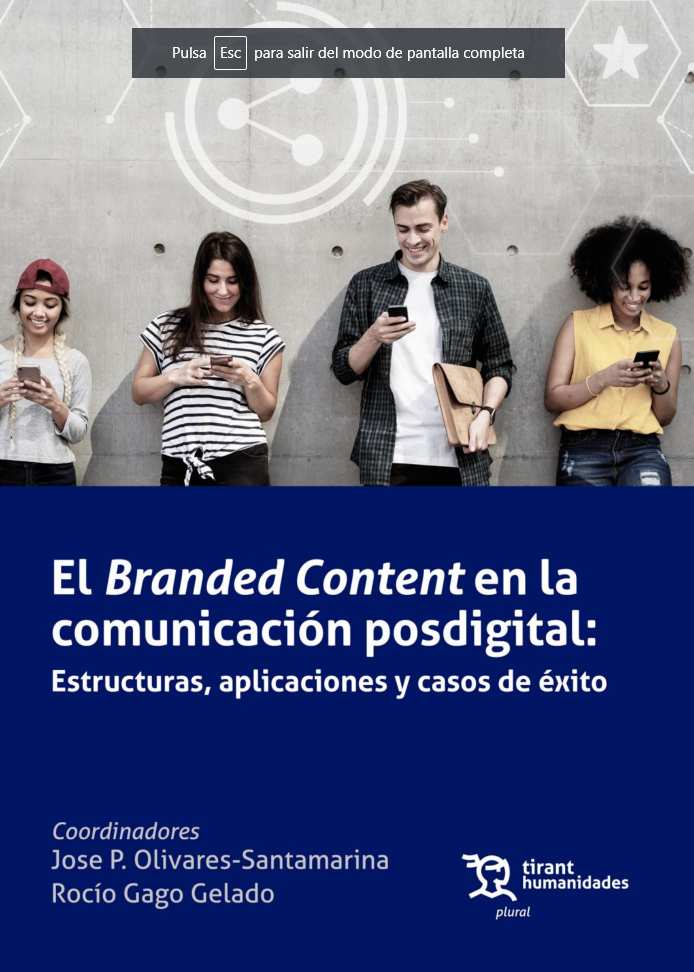 Imagen de portada del libro El Branded content en la comunicación digital