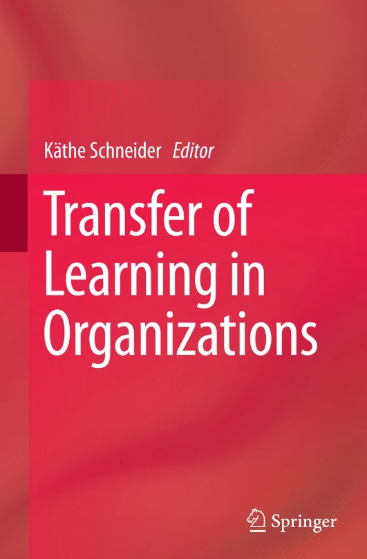 Imagen de portada del libro Transfer of Learning in Organizations