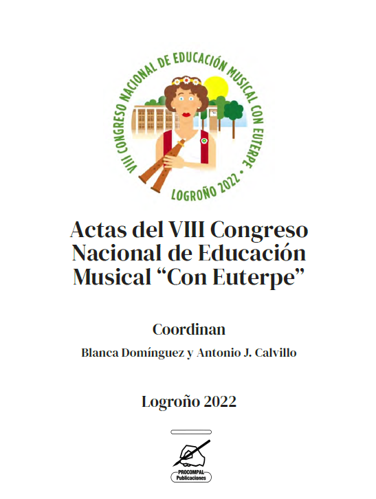 Imagen de portada del libro Actas del VIII Congreso Nacional de Educación Musical “Con Euterpe”