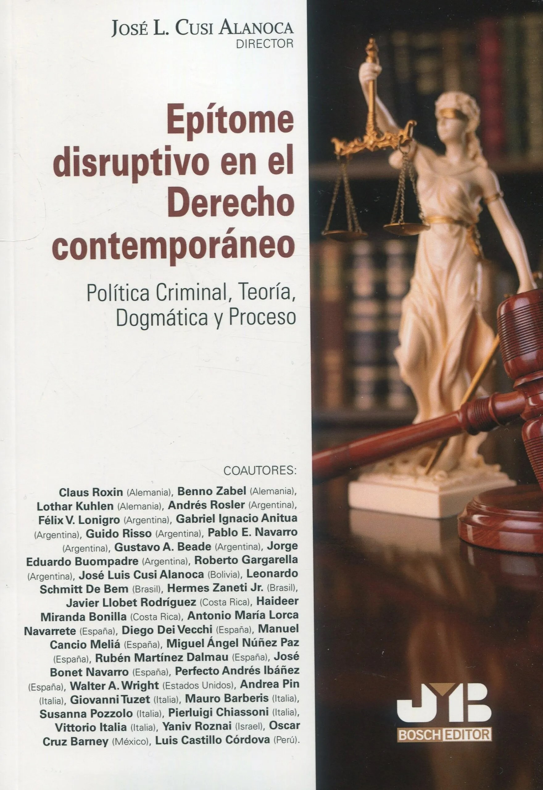 Imagen de portada del libro Epítome disruptivo en el Derecho contemporáneo