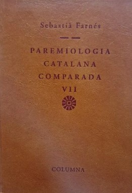 Imagen de portada del libro Paremiologia catalana comparada