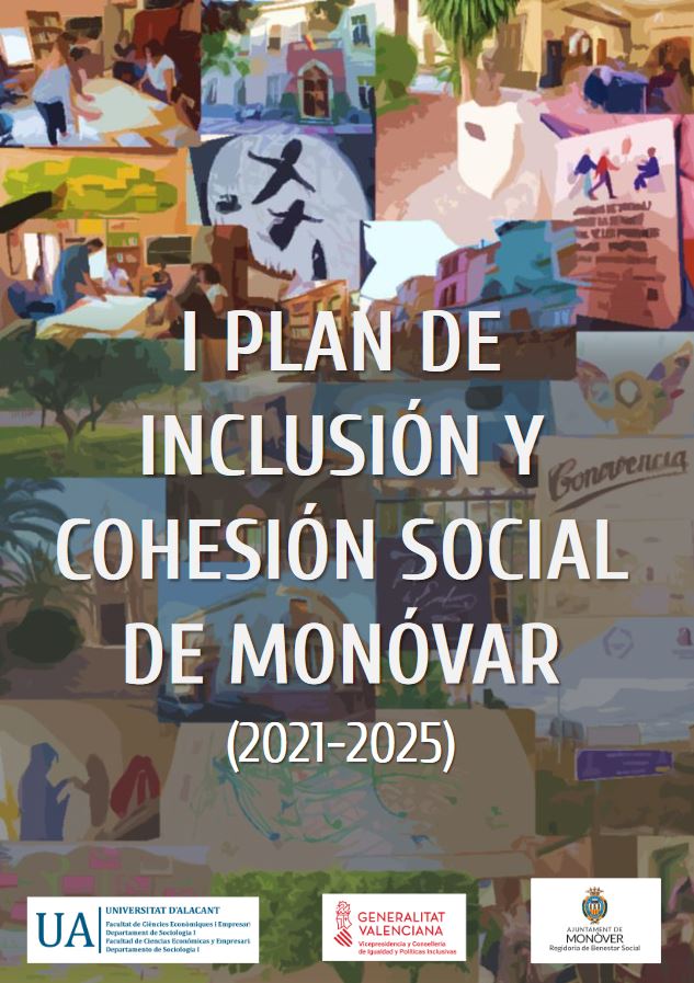 Imagen de portada del libro I Plan de Inclusión y Cohesión Social de Monóvar 2021-2025.