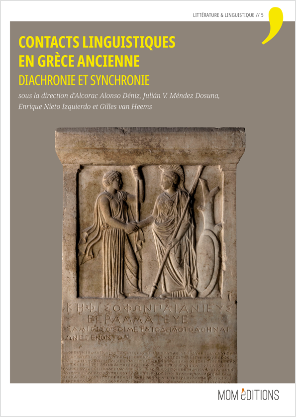 Imagen de portada del libro Contacts linguistiques en Grèce ancienne