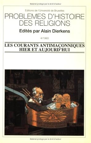 Imagen de portada del libro Les courants antimaçonniques hier et aujourd'hui