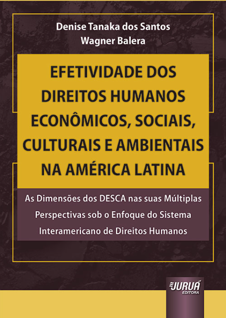 Imagen de portada del libro Efetividade dos direitos humanos econômicos, sociais, culturais e ambientais na América Latina