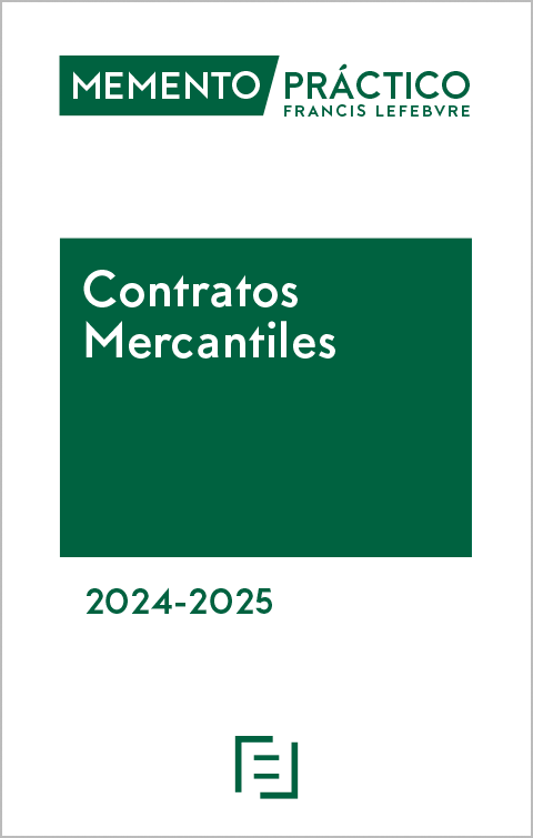 Imagen de portada del libro Memento práctico Francis Lefebvre Contratos mercantiles 2024-2025
