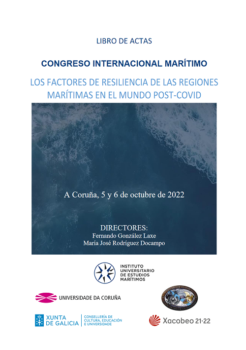 Imagen de portada del libro Congreso Internacional Marítimo: los factores de resiliencia de las regiones marítimas en el mundo post-covid.