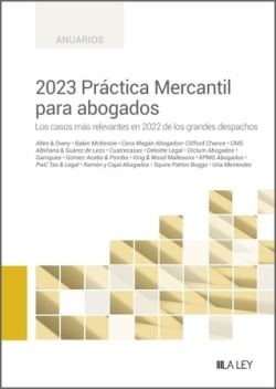 Imagen de portada del libro 2023 práctica mercantil para abogados