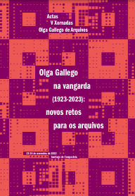 Imagen de portada del libro Olga gallego na vangarda (1923-2023): novos retos para os arquivos
