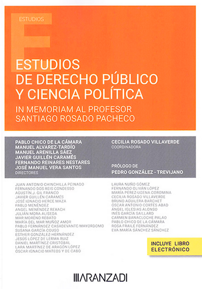 Imagen de portada del libro Estudios de derecho público y ciencia política