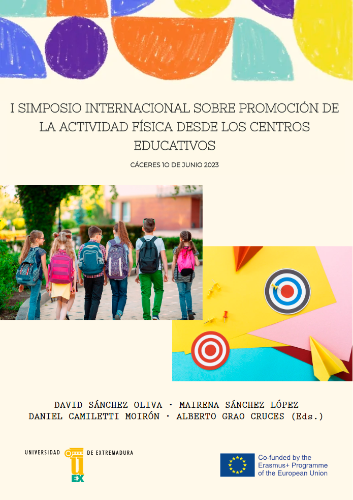 Imagen de portada del libro I Simposio Internacional sobre Promoción de la Actividad Física desde los Centros Educativos