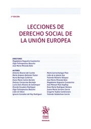 Imagen de portada del libro Lecciones de derecho social de la Unión Europea