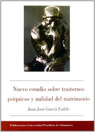 Imagen de portada del libro Nuevo estudio sobre trastornos psíquicos y nulidad matrimonial