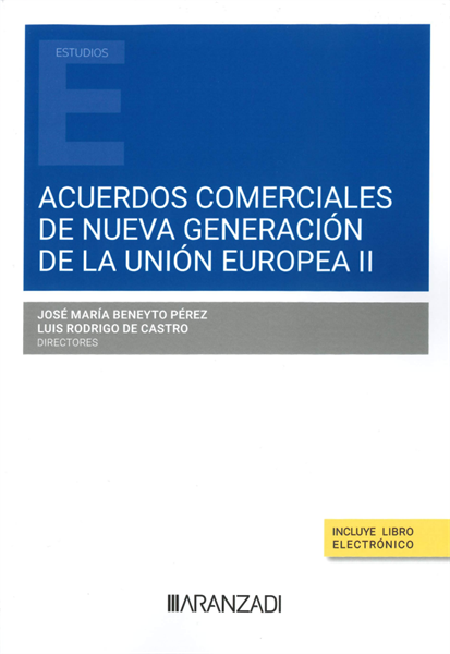 Imagen de portada del libro Acuerdos comerciales de nueva generación de la Unión Europea II