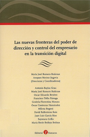 Imagen de portada del libro Las nuevas fronteras del poder de dirección y control del empresario en la transición digital