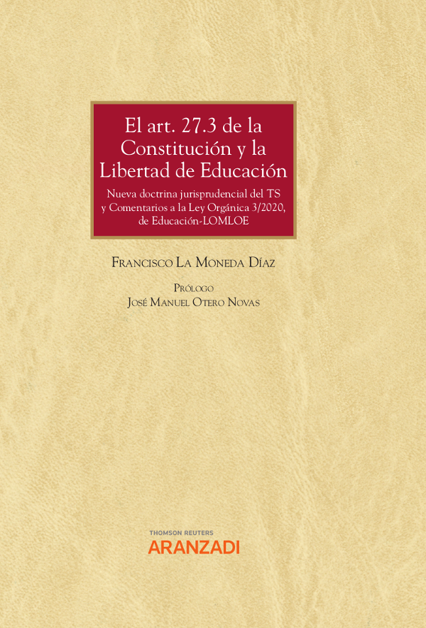 Imagen de portada del libro El art.27.3 de la Constitución y la libertad de educación