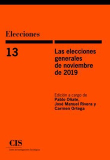 Imagen de portada del libro Las elecciones generales de noviembre de 2019