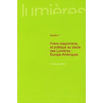 Imagen de portada del libro Franc-maçonnerie, et politique au siècle des Lumières: