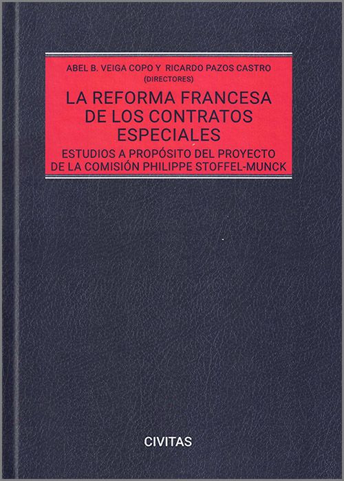 Imagen de portada del libro La reforma francesa de los contratos especiales