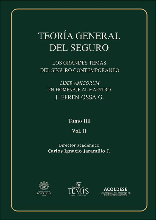 Imagen de portada del libro Teoría general del seguro