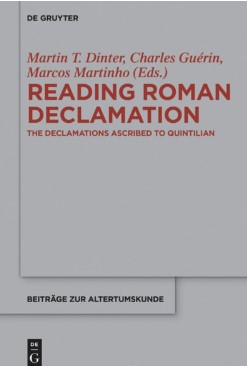 Imagen de portada del libro Reading Roman declamation : the declamations ascribed to Quintilian