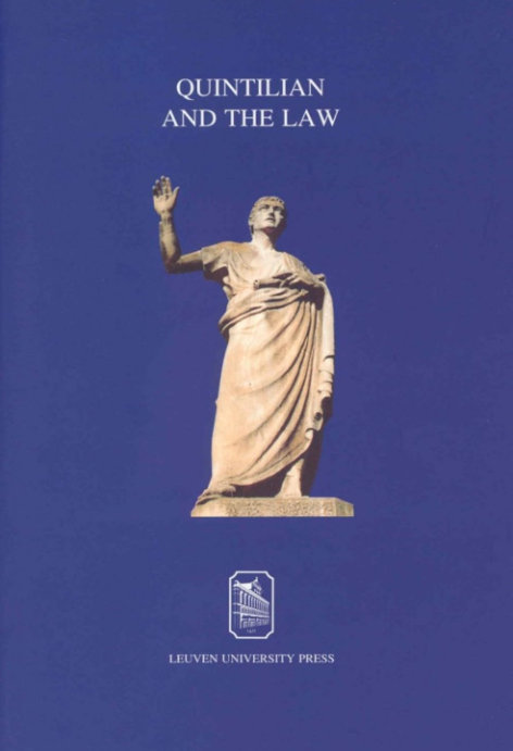 Imagen de portada del libro Quintilian and the law