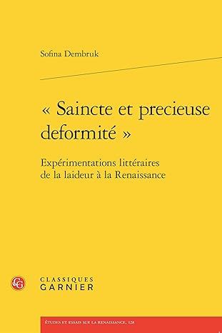 Imagen de portada del libro Saincte et precieuse deformité