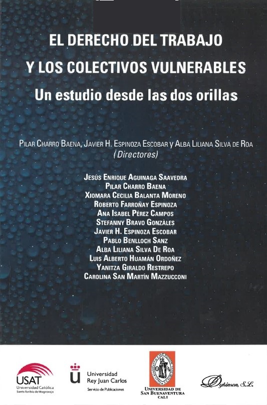 Imagen de portada del libro El derecho del trabajo y los colectivos vulnerables