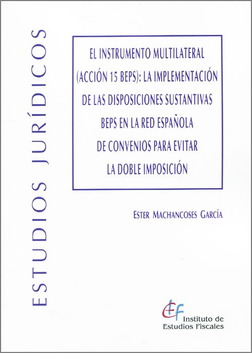 Imagen de portada del libro El instrumento multilateral (acción 15 BEPS)