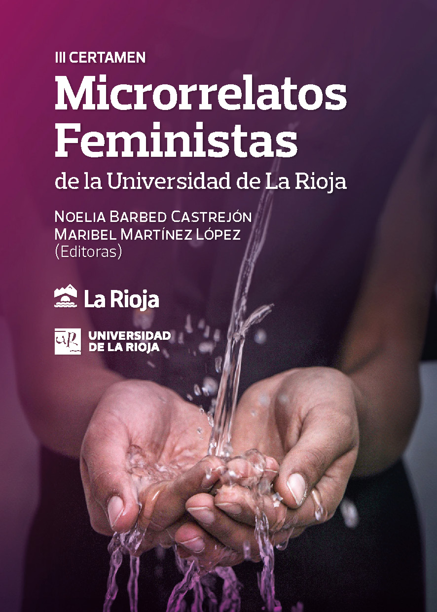 Imagen de portada del libro III Certamen de Microrrelatos Feministas de la Universidad de La Rioja