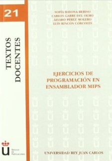 Imagen de portada del libro Ejercicios de programación en Ensamblador MIPS