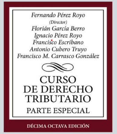 Imagen de portada del libro Curso de Derecho Tributario. Parte Especial