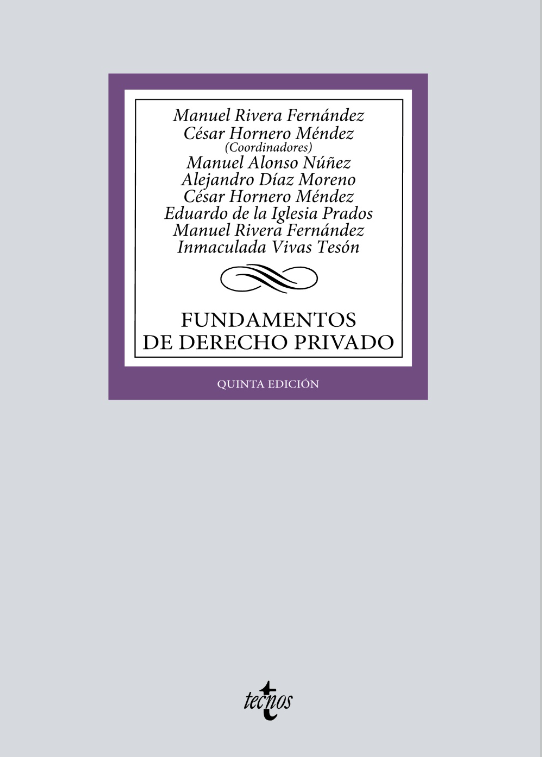 Imagen de portada del libro Fundamentos de derecho privado