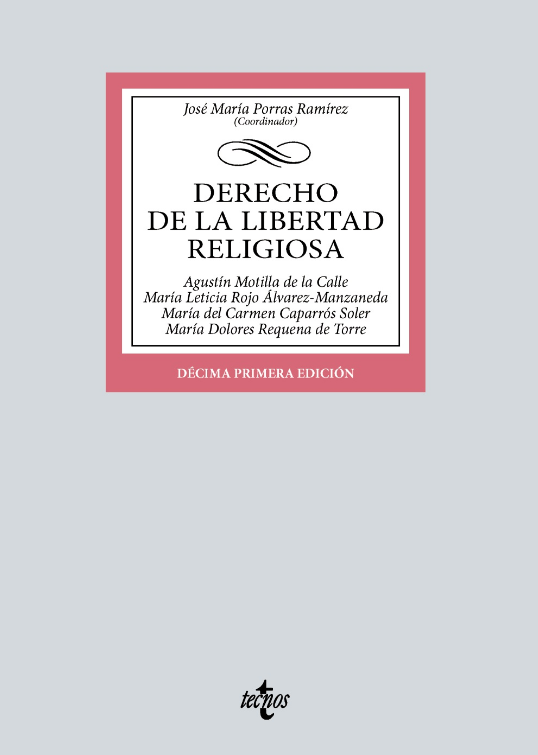 Imagen de portada del libro Derecho de la libertad religiosa