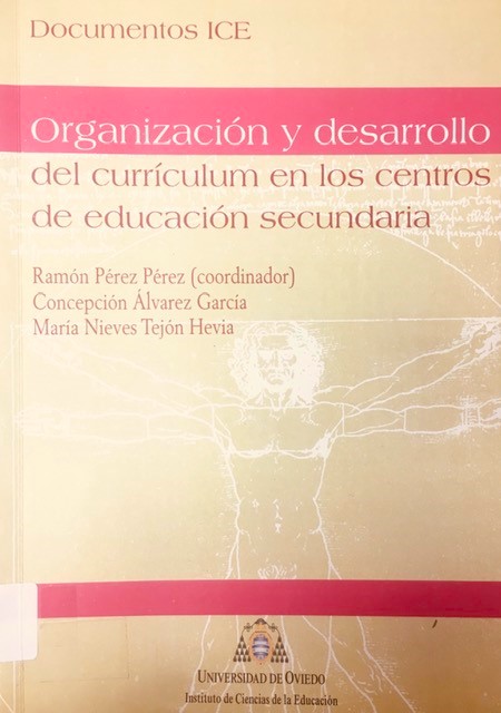 Imagen de portada del libro Organización y desarrollo del currículum en los centros de Educación Secundaria